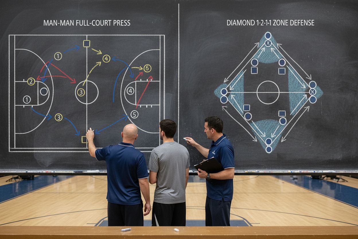basketball press formations