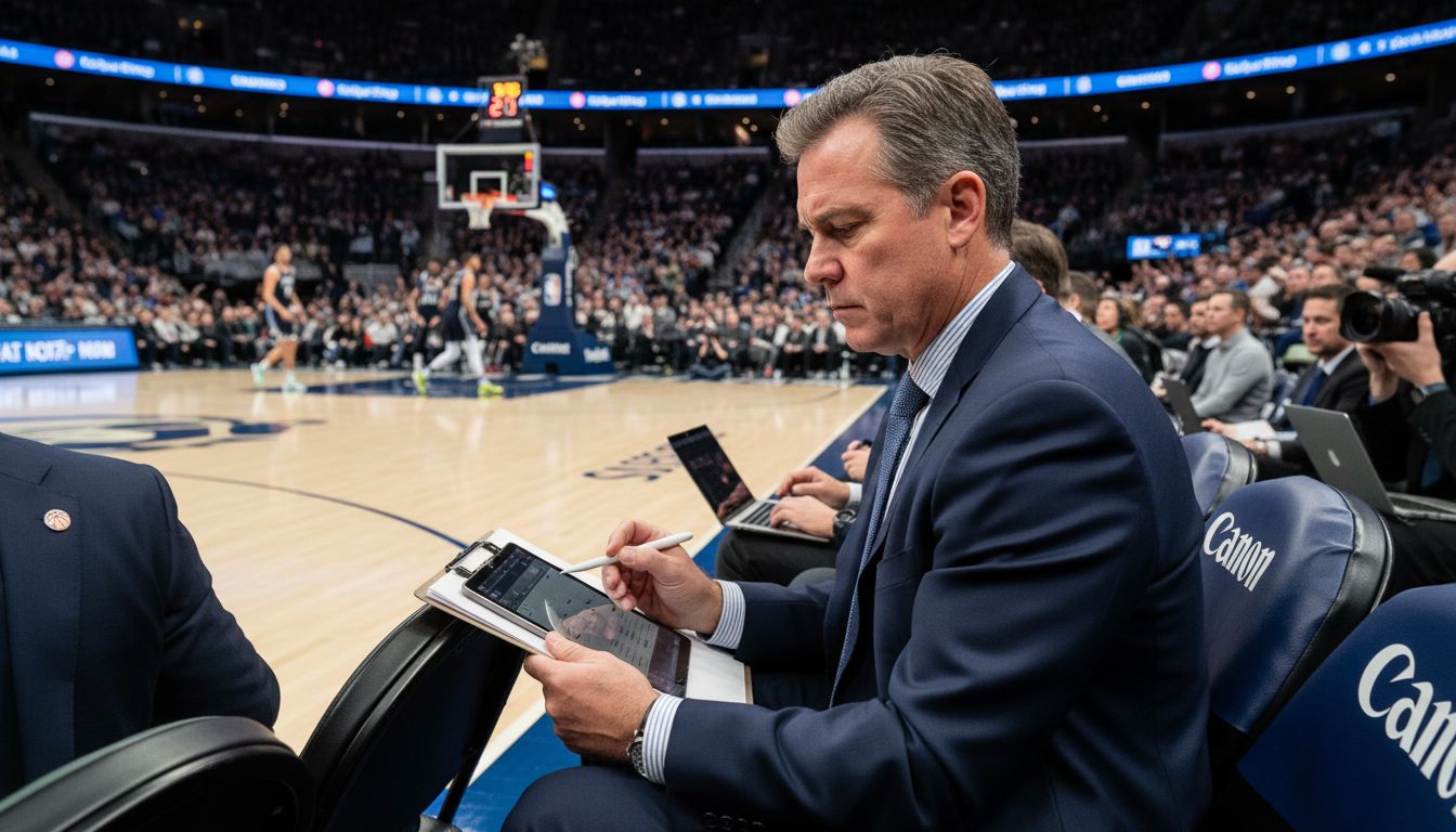 basketball scout courtside