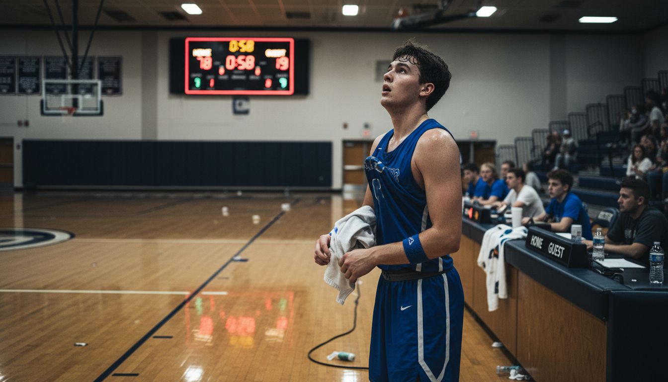 Point guard checks clock in crunch time
