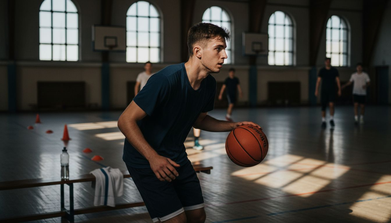 Player scanning court for decisions