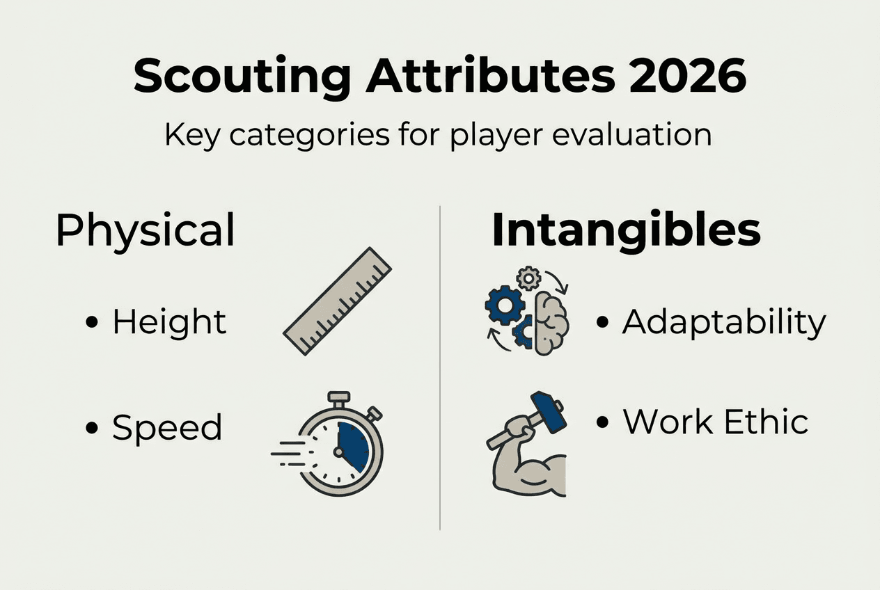 Infographic of key basketball scouting attributes