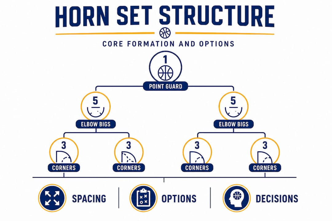 Horn set structure hierarchy infographic