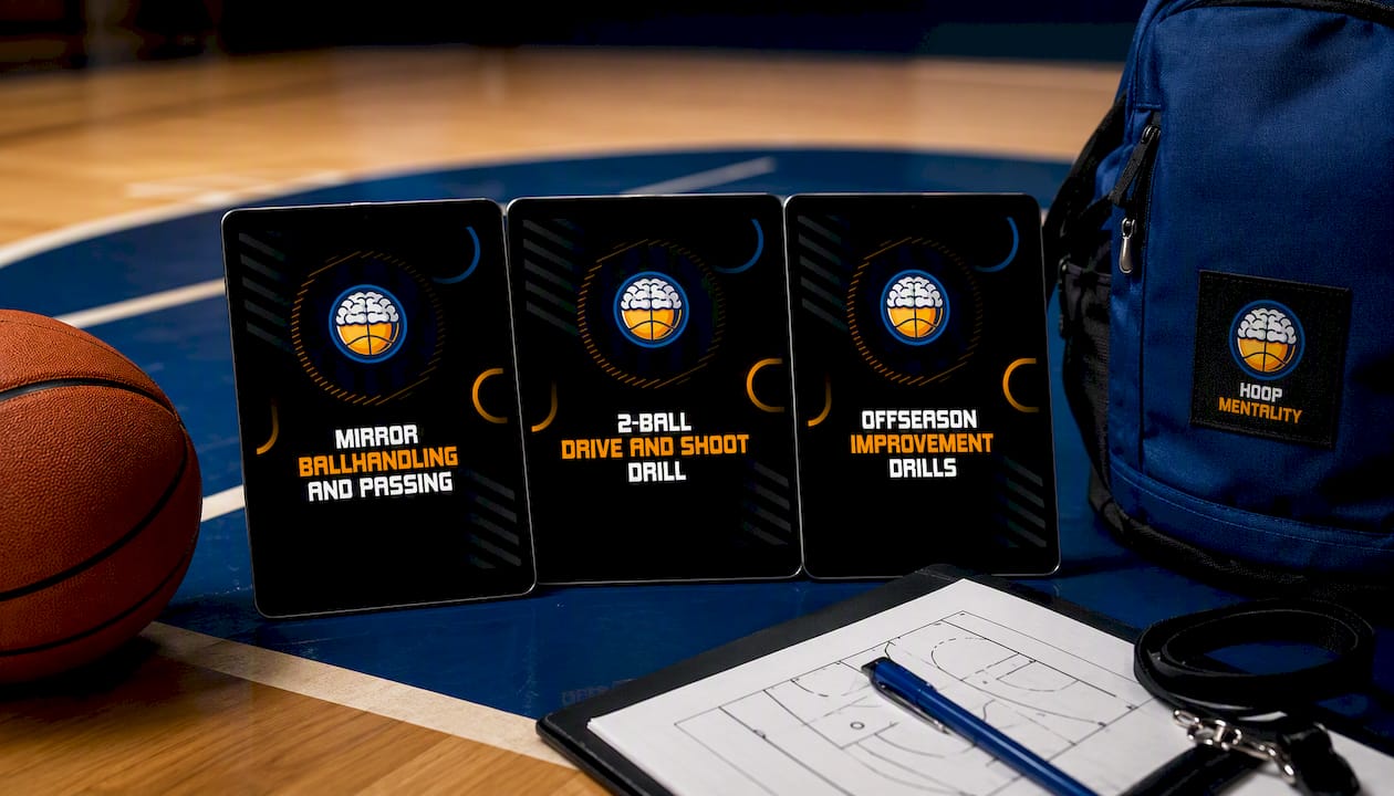 Mirror Ballhandling And Passing Drill