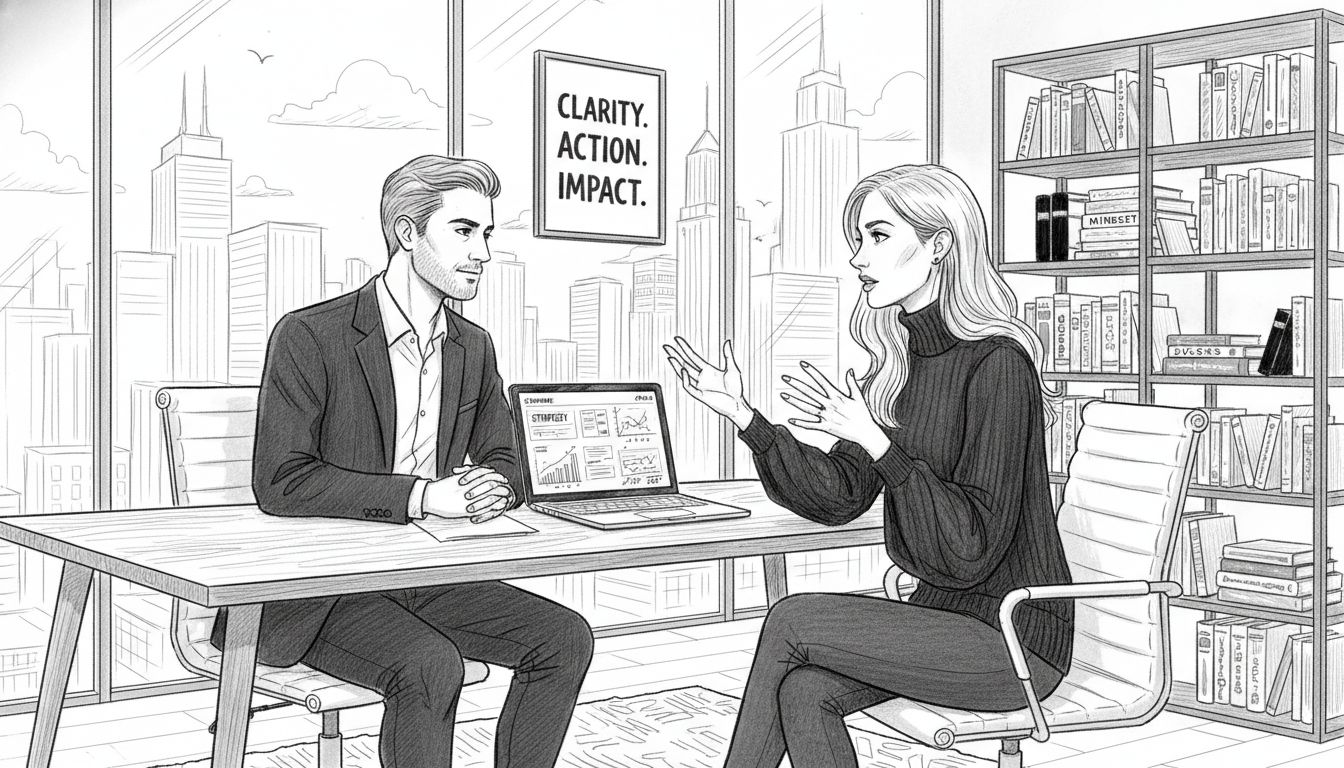 entrepreneur coaching session