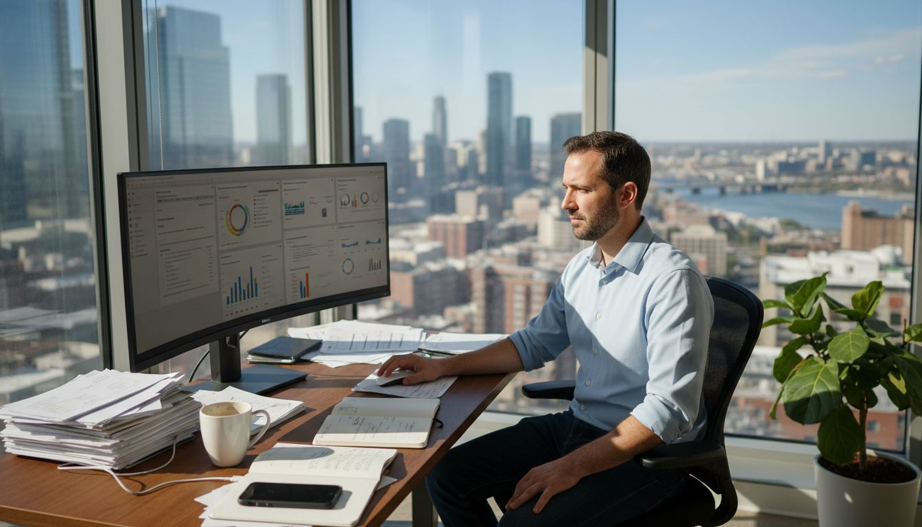 Founder manages automation tools in city office