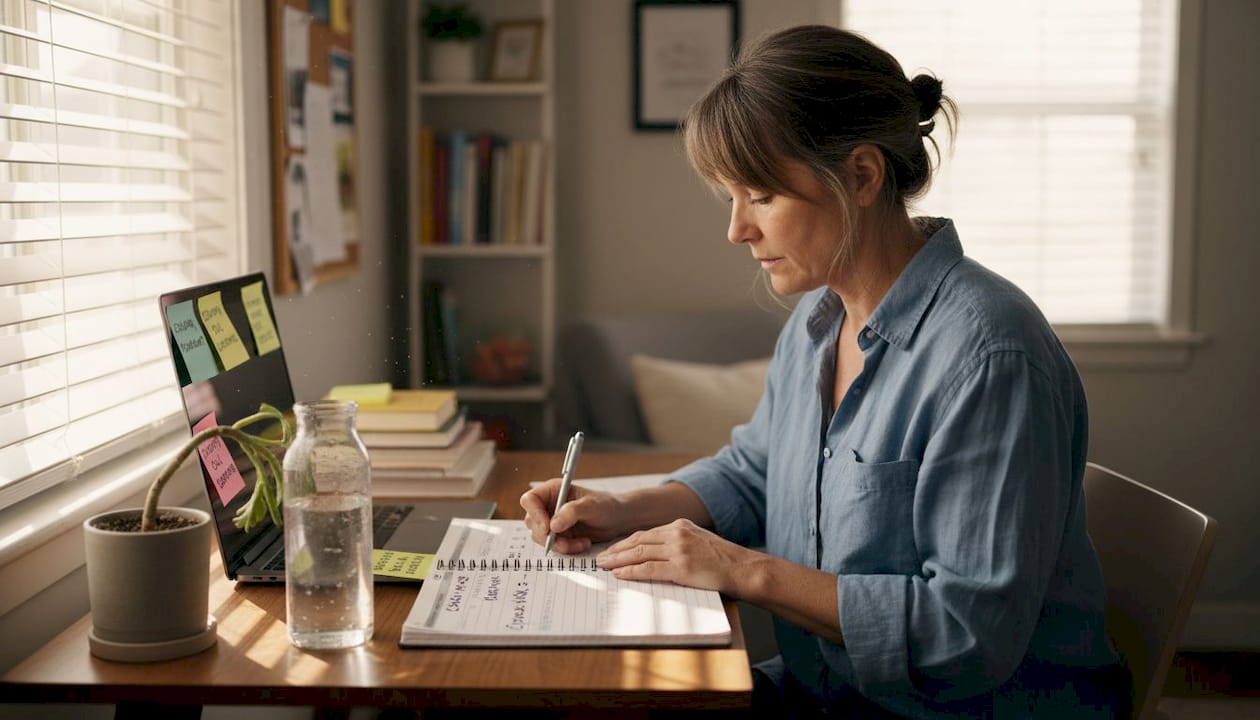 Entrepreneur organizes coaching business systems