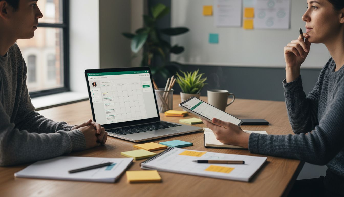 planering sociala medier kontor