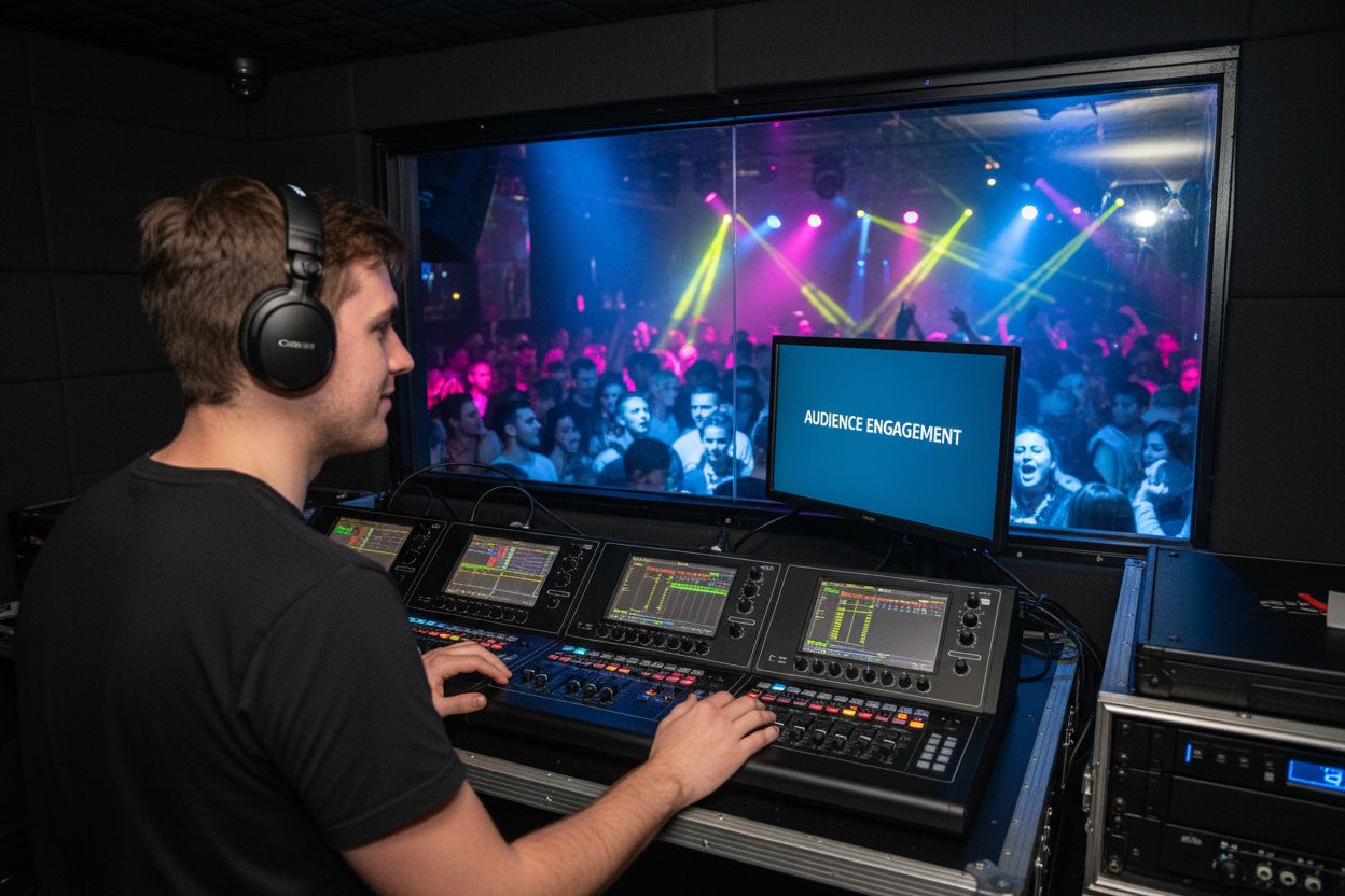 disco lighting technician engagement
