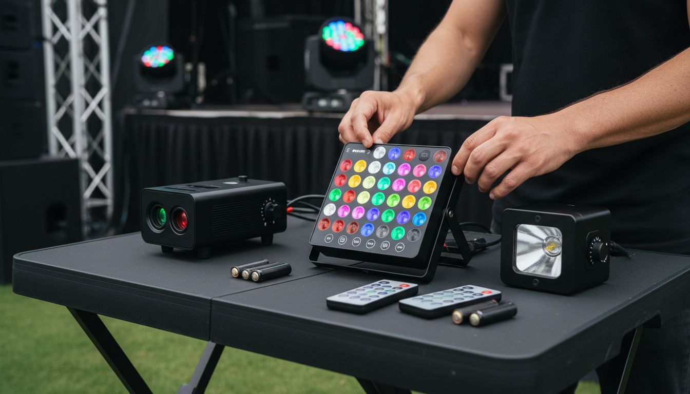 disco lighting features