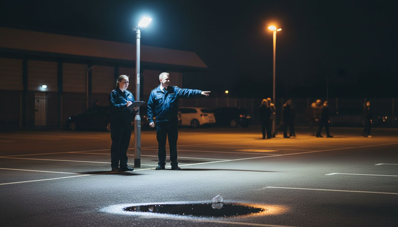 LED vs sodium outdoor lighting at UK venue