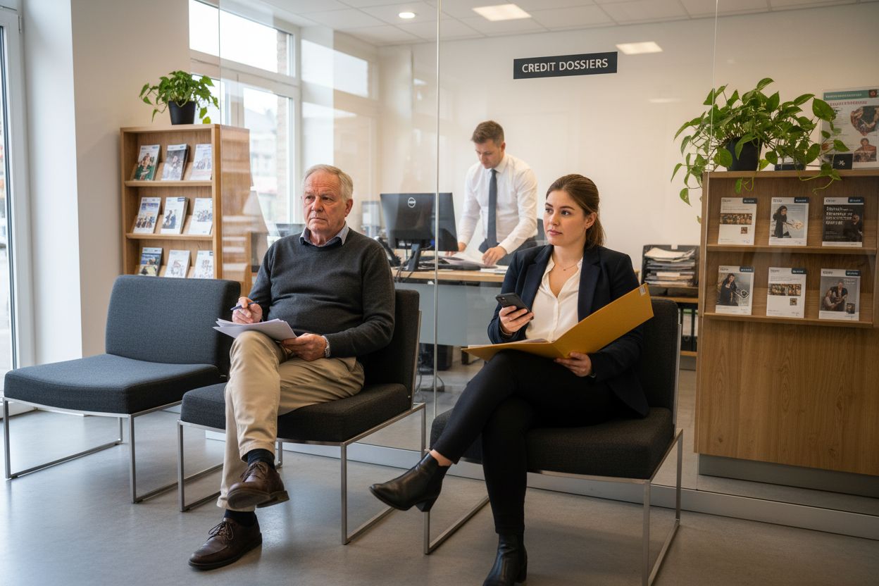 crédit traditionnel, agence bancaire, demande de prêt