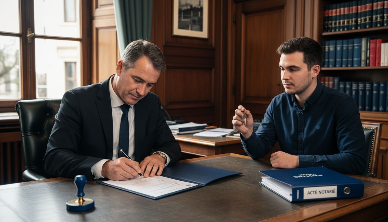 signature notaire immobilier