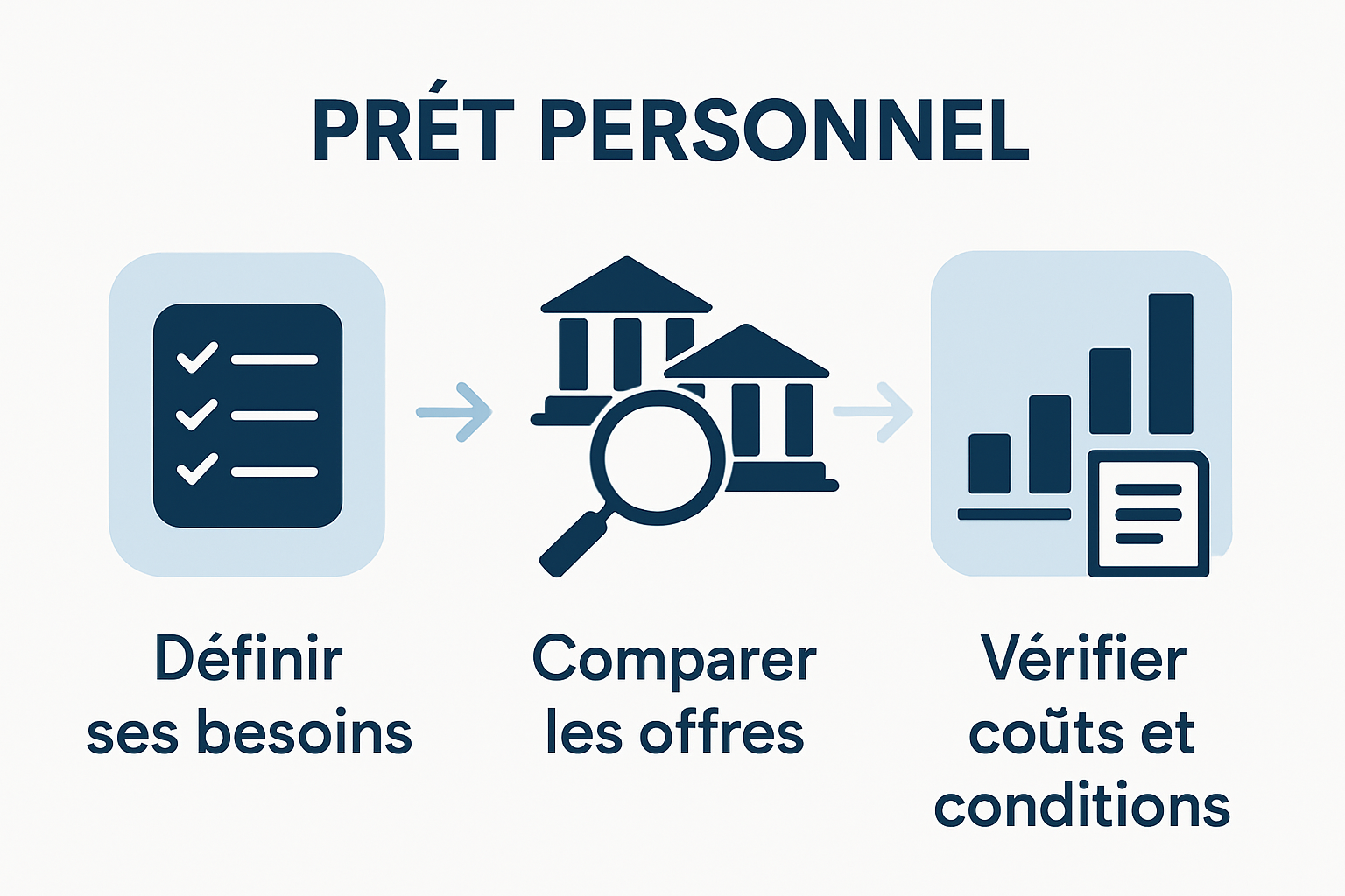 Trois étapes pour comparer un prêt personnel belge