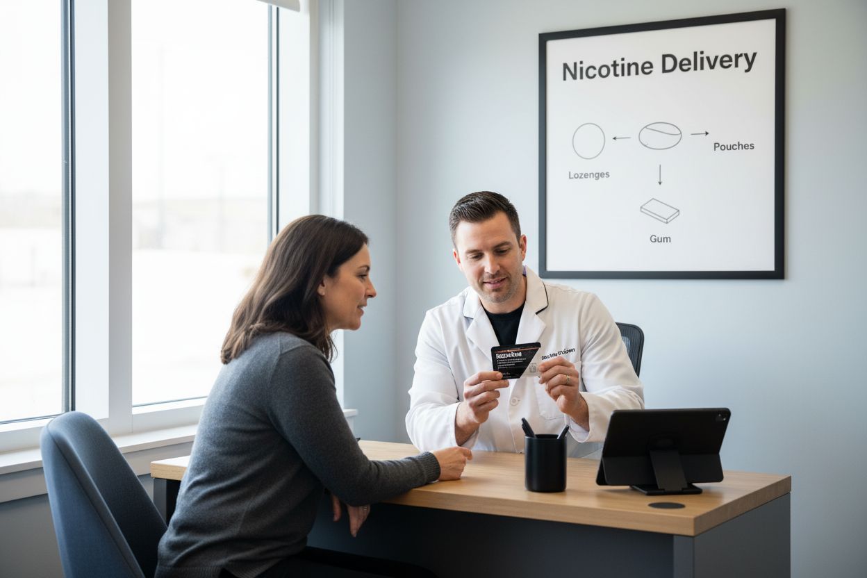 Nicotine delivery consultation pharmacy