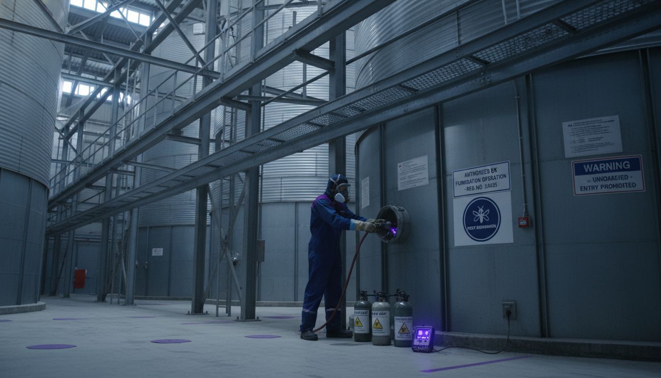 commodity fumigation process