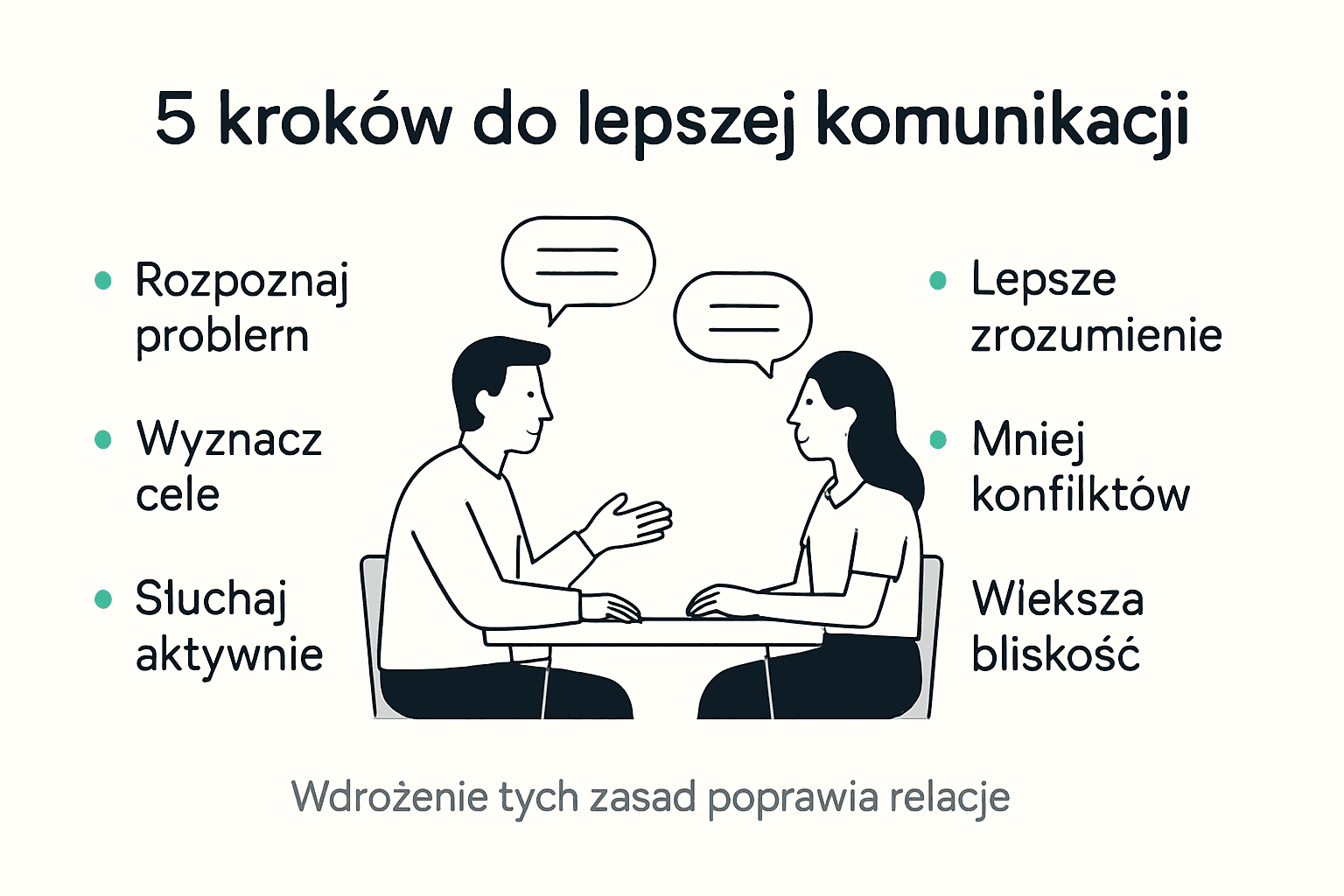 Schemat skutecznej komunikacji w związku – krok po kroku