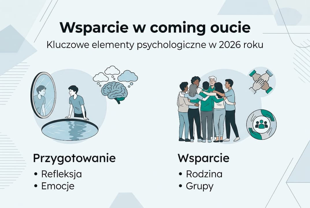 Infografika: jak wspierać osobę podczas coming outu