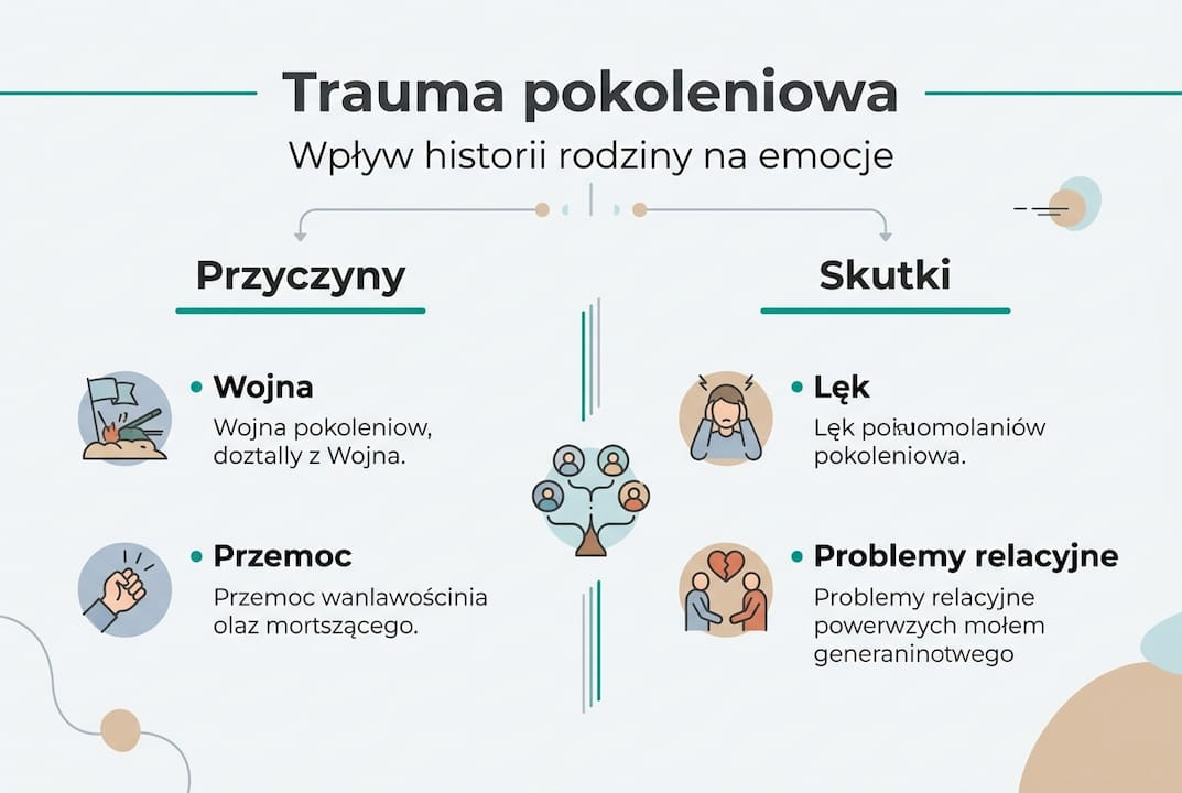 Infografika: Skąd bierze się trauma międzypokoleniowa i jakie niesie ze sobą konsekwencje?