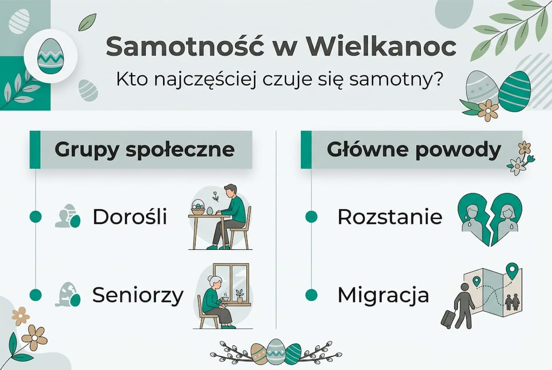 Infografika: Dlaczego w święta czujemy się samotni?