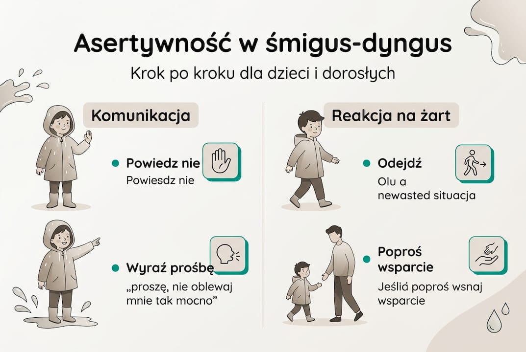 Infografika: Jak być asertywnym w czasie śmigusa-dyngusa