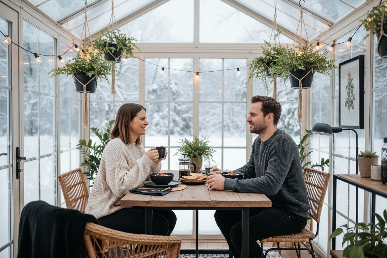 solarium 4 saisons hiver