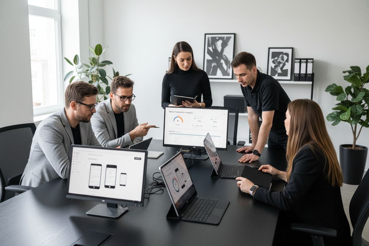 optimisation site web, travail d'équipe, analytics