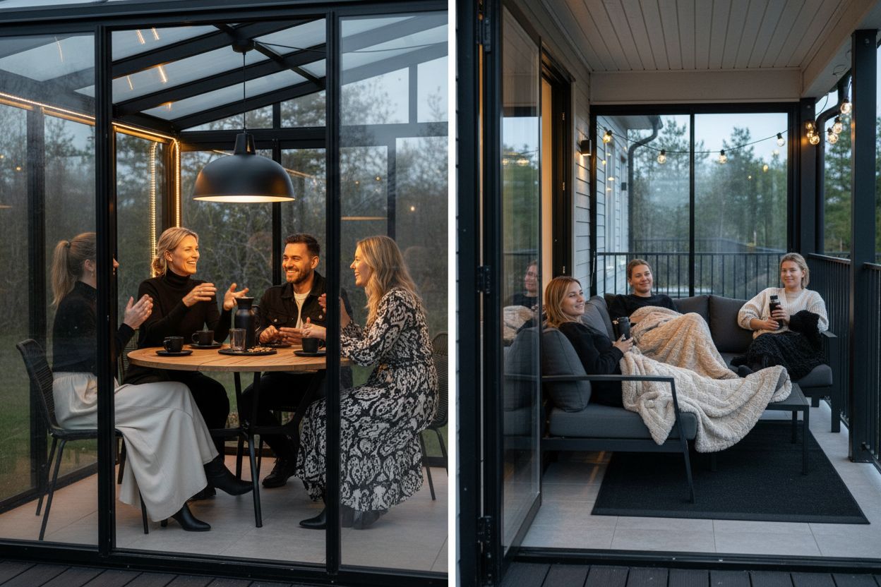 utilisation solarium véranda ambiance