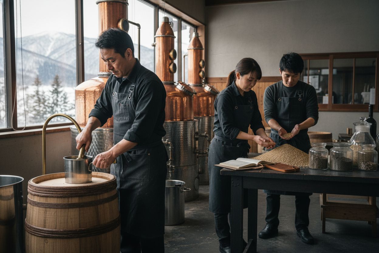 Japanese distillery craft