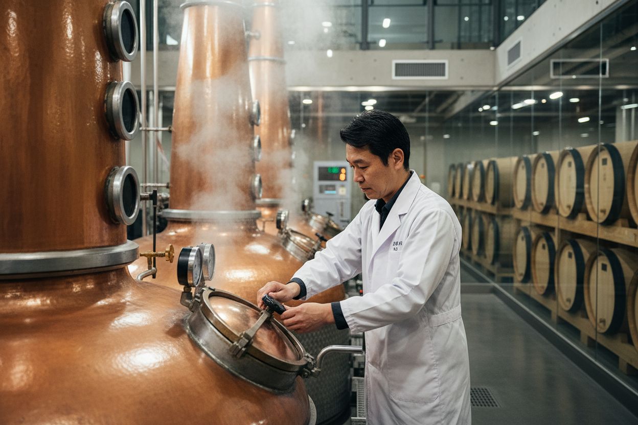 Japanese whisky distillery