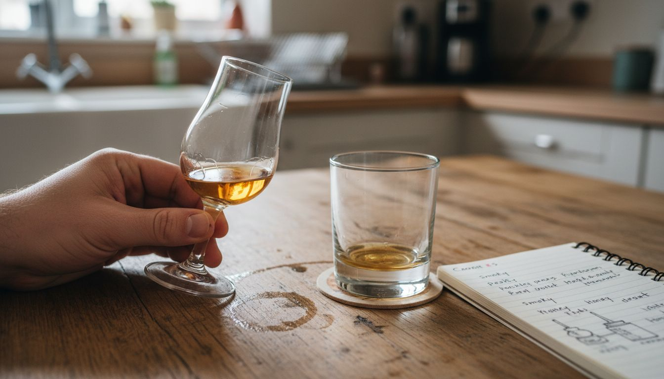 Comparing whisky glasses for tasting