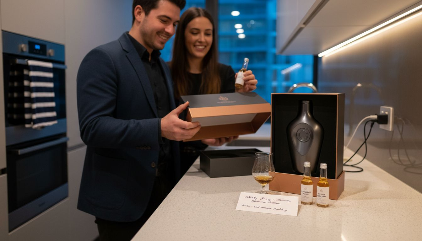 Unboxing modern Australian whisky gift pack