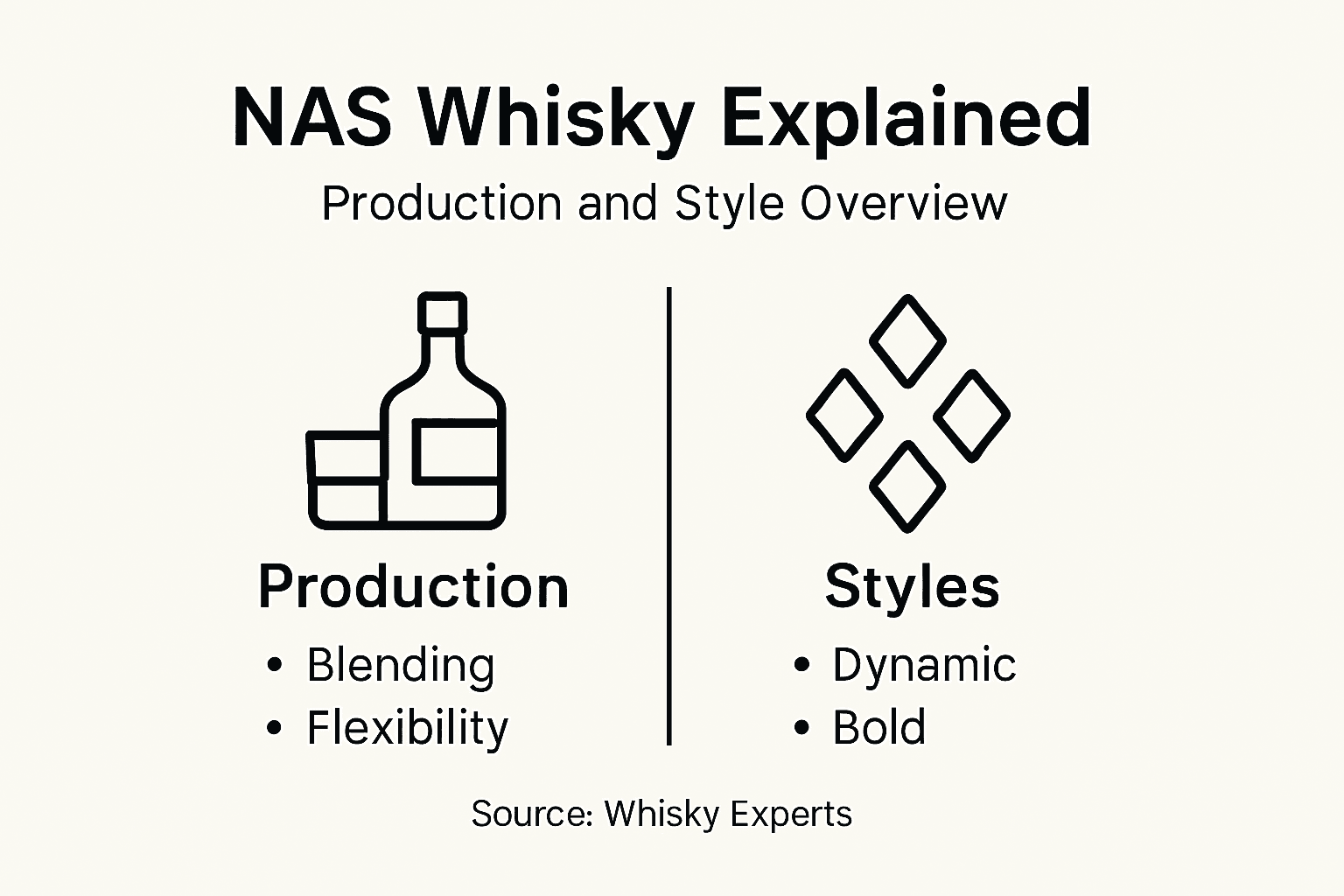 Infographic NAS whisky production and styles