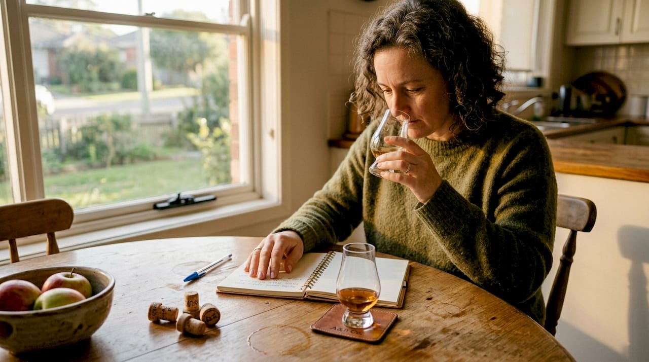 Tasting rye and bourbon whiskeys together