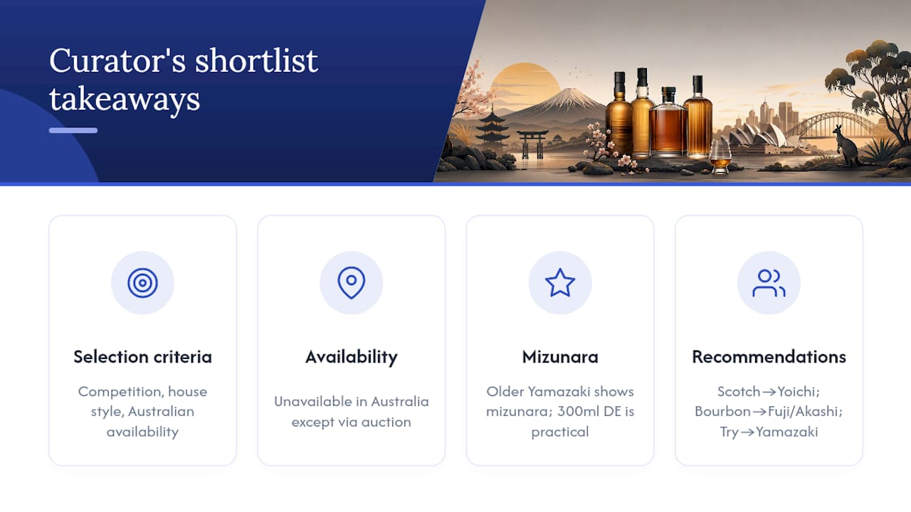 A curator's note on this shortlist — overview diagram