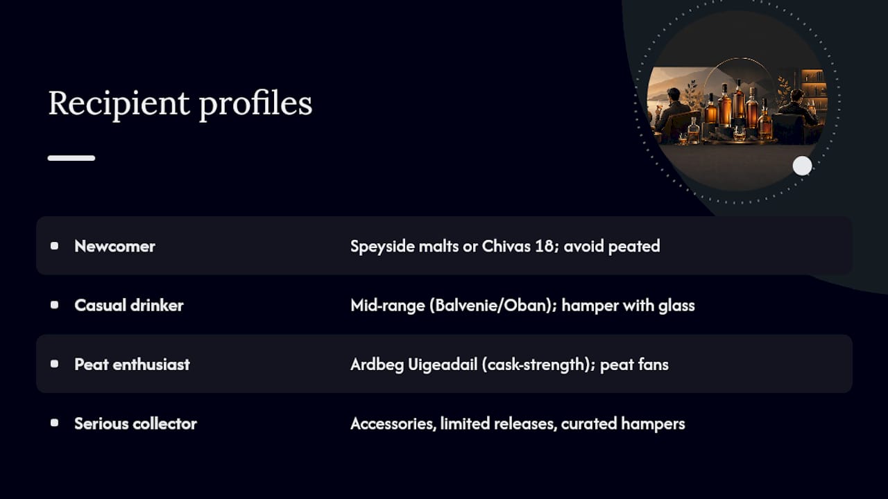 Recipient profiles — overview diagram