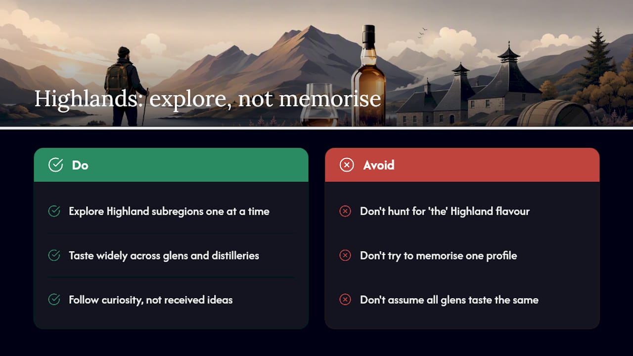 A region to explore, not a flavour to memorise — overview diagram