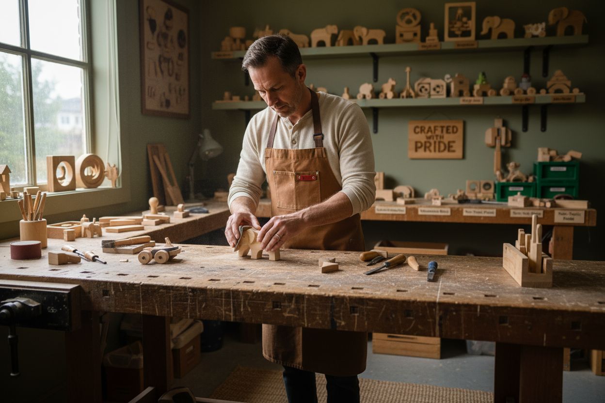 crafting wooden toys