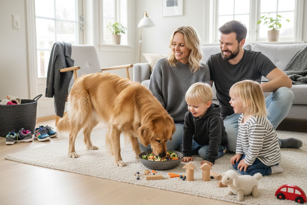 glad hund eiere hjemmelaget mat