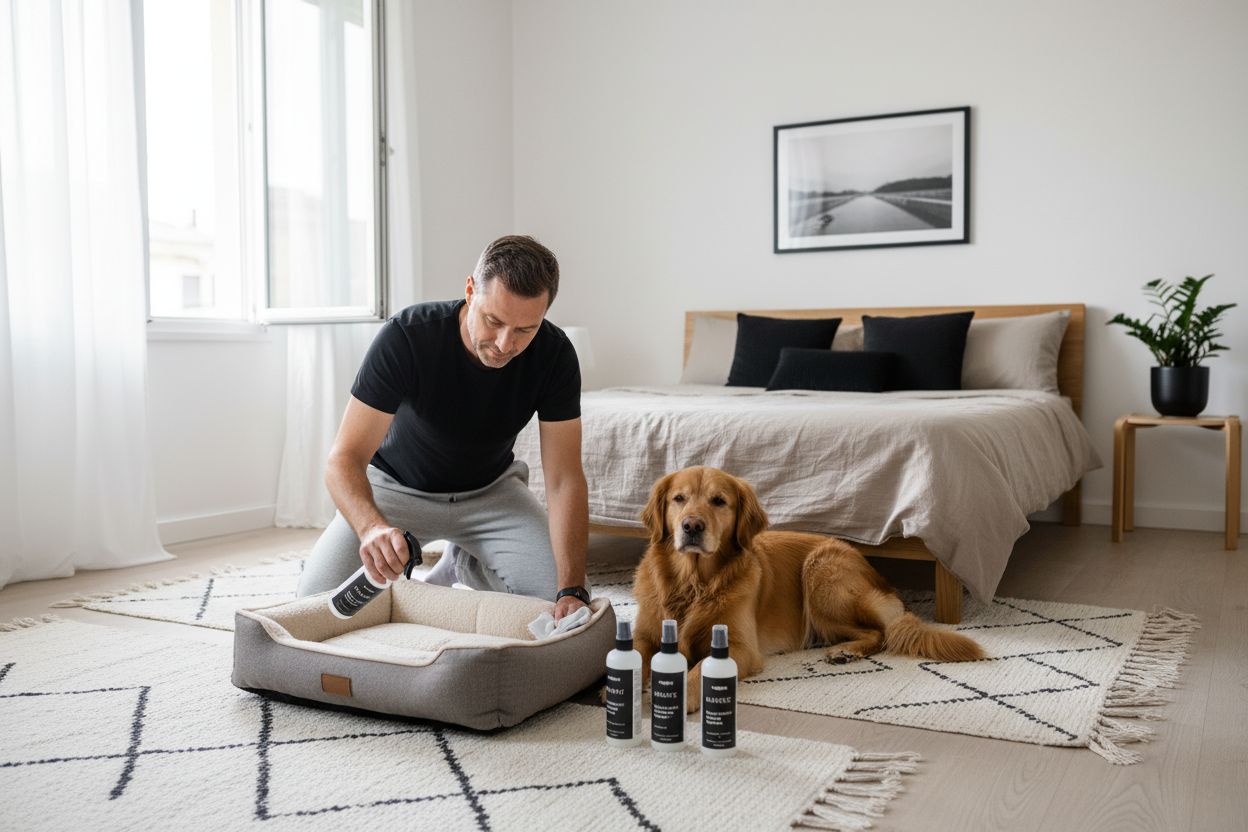 rengøring allergivenlig hund hundeseng