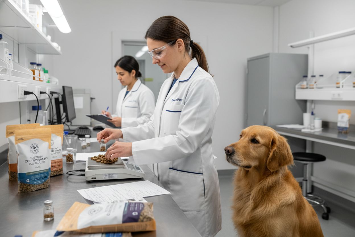 hundemat laboratoriekontroll