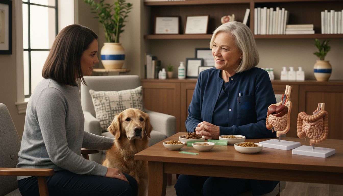 rådgivning veterinær hundemat