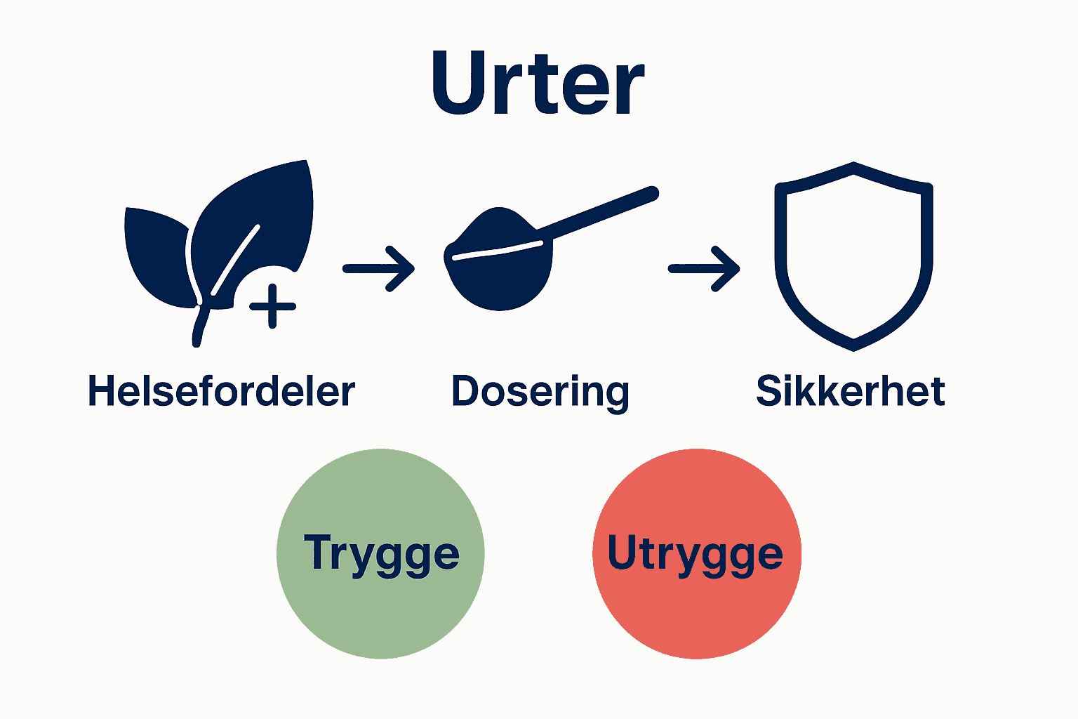 Sikker bruk av urter i hundemat med tre nøkkelfaktorer illustrert