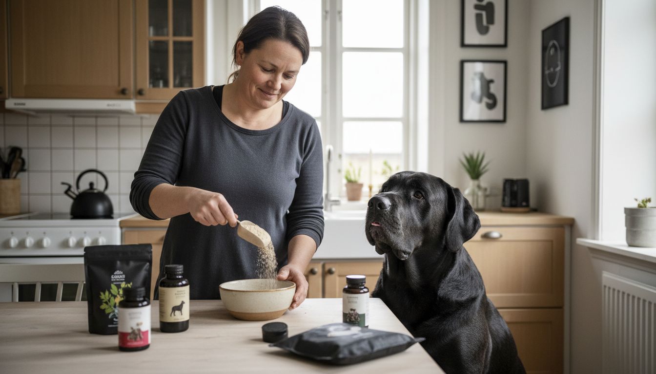 hund kosttilskud hjemme