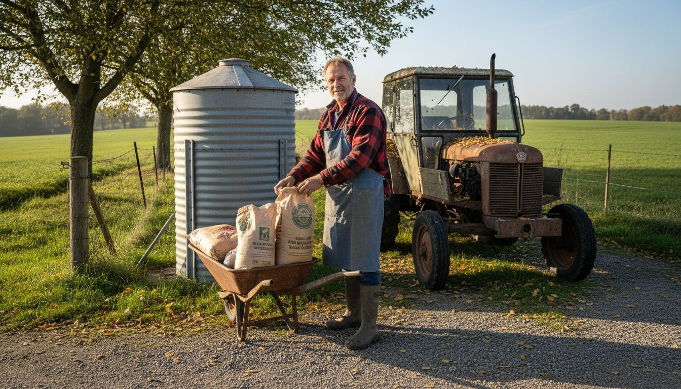 Vores økologiske hundefoder bliver fremstillet direkte her på den danske gård, hvor kvalitet og dyrevelfærd er i højsædet.