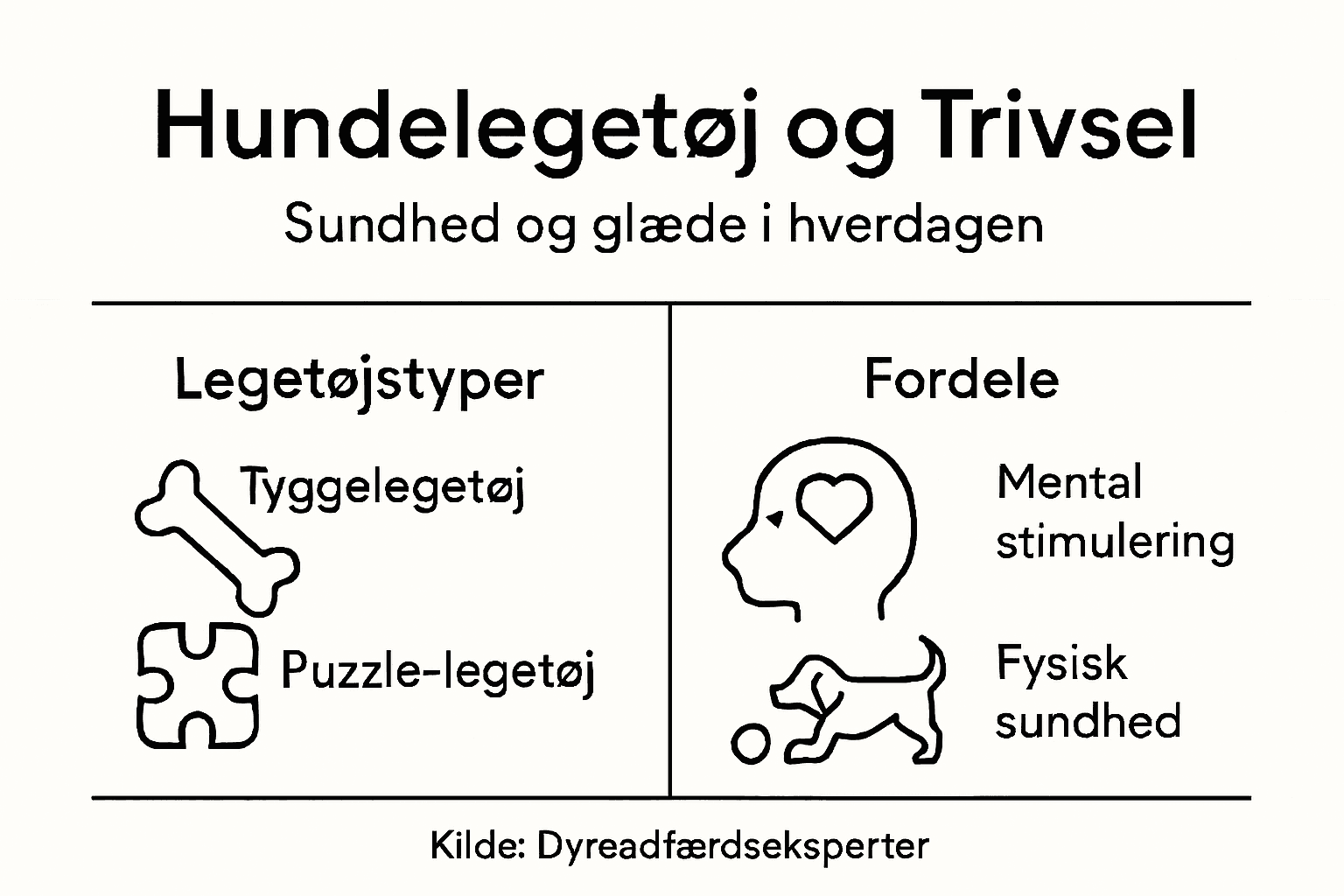 Fakta og gode råd om legetøj til hunde – sådan styrker du din hunds trivsel
