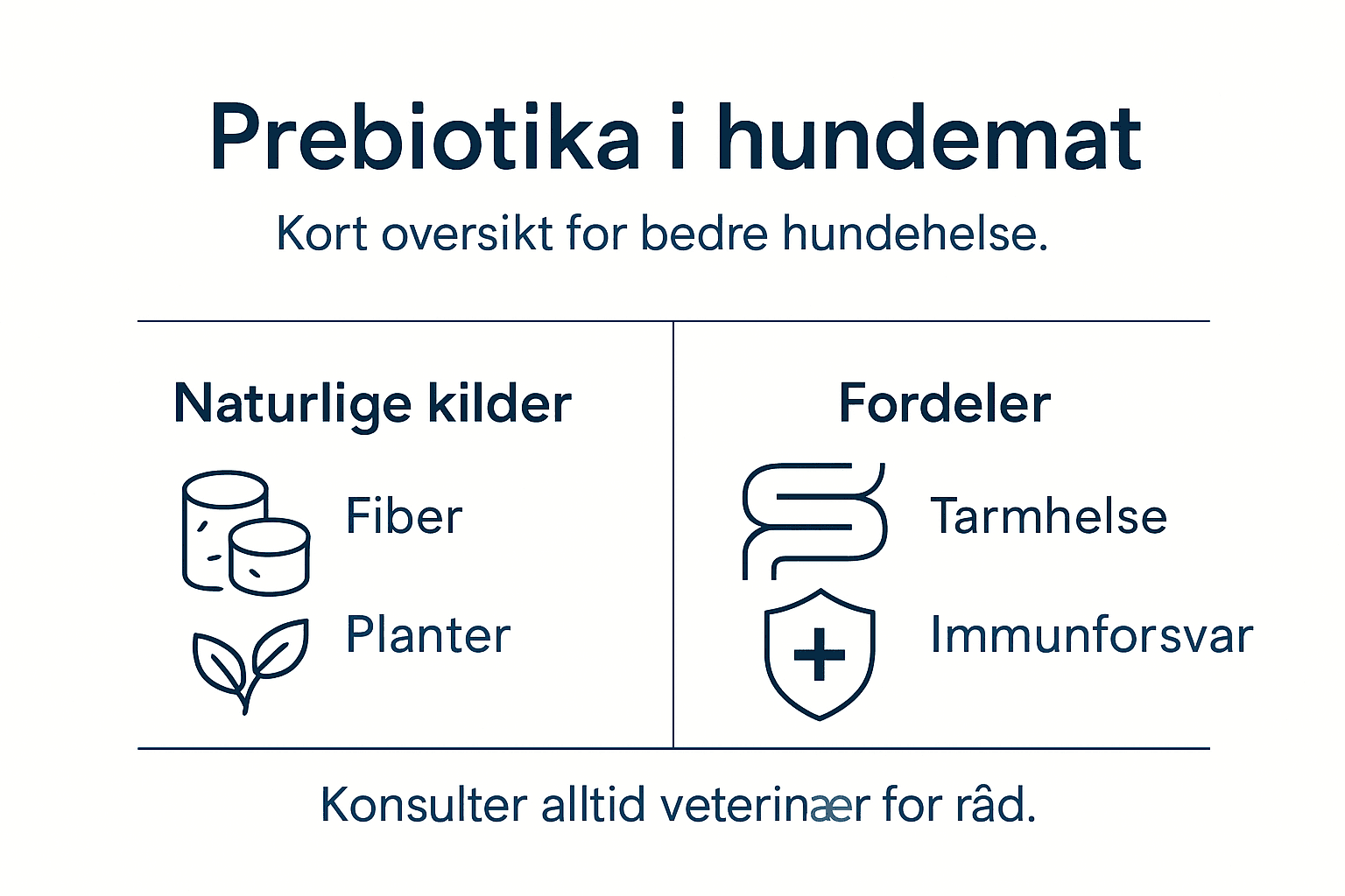 Infografikk: Derfor bør hundemat inneholde prebiotika – se hvilke fordeler det gir for hundens helse