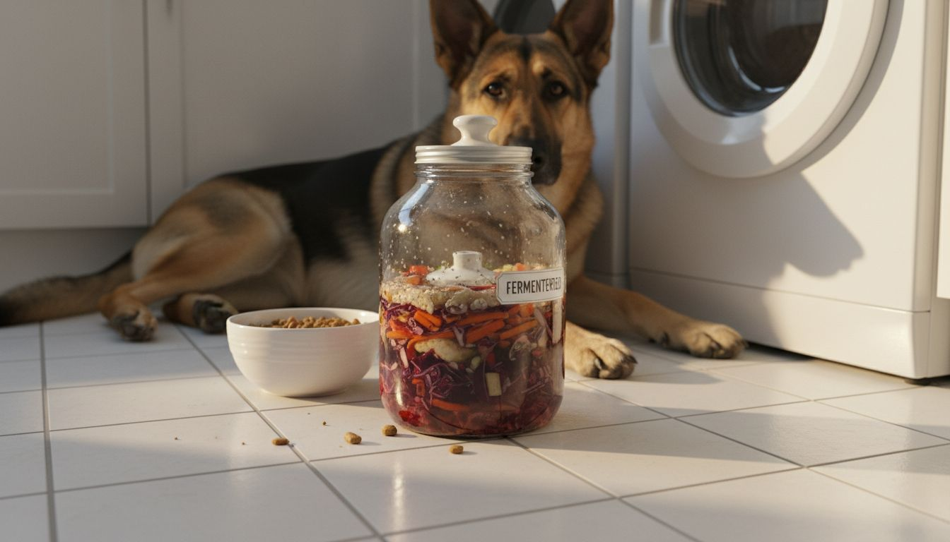 Schæferhundens erfaringer med fermenteret foder
