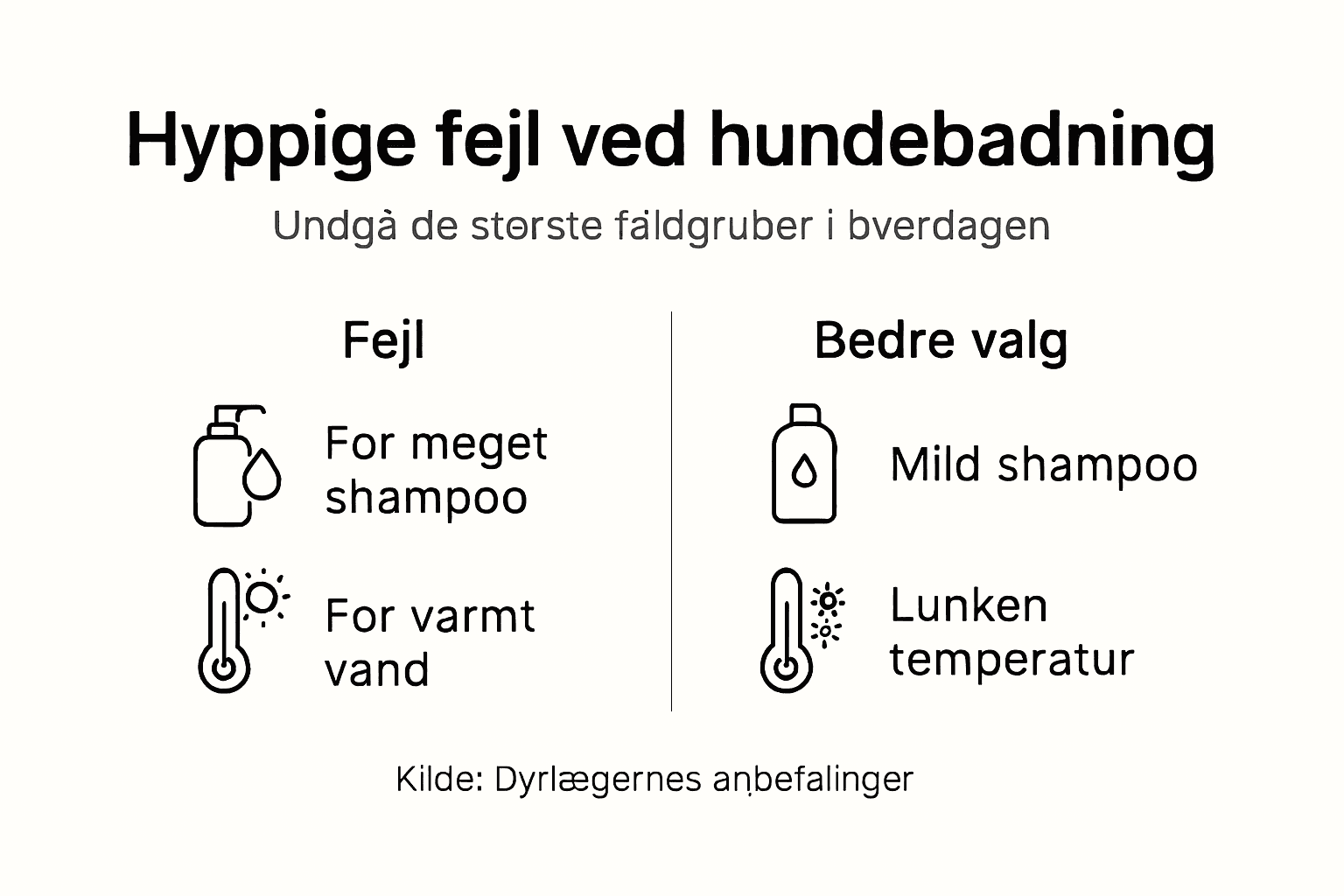 Guide: De mest almindelige fejl når du bader din hund – og hvordan du undgår dem