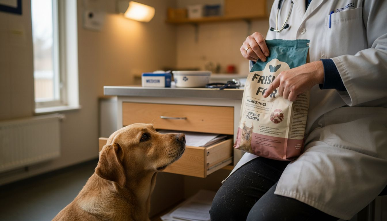 Veterinæren viser hvordan omega-3 i hundemat kan komme hunden til gode