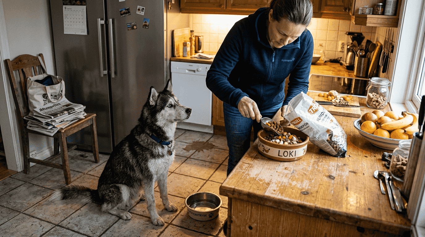 Eier lager et sunt og næringsrikt måltid til hunden sin